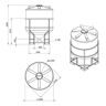 Емкость ФМ 5000л в обрешетке